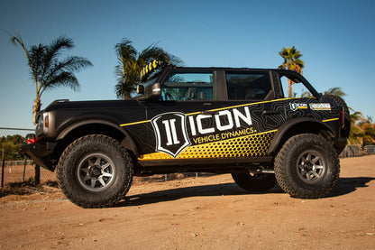 ICON 21+ Ford Bronco Tubular Rear Track Bar Kit - Adjustable 44200T 44200T Photo - lifestyle view
