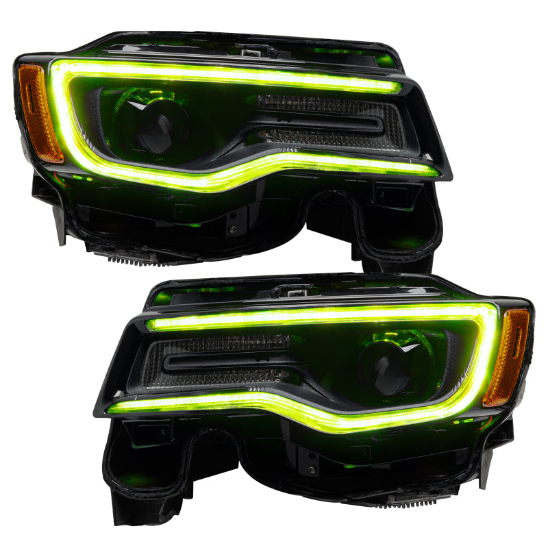 ORACLE Lighting Oracle 14-21 Jeep Grand Cherokee Dynamic Headlight DRL Upgrade Kit - ColorSHIFT - Dynamic 1284-332 1284-332 User 3
