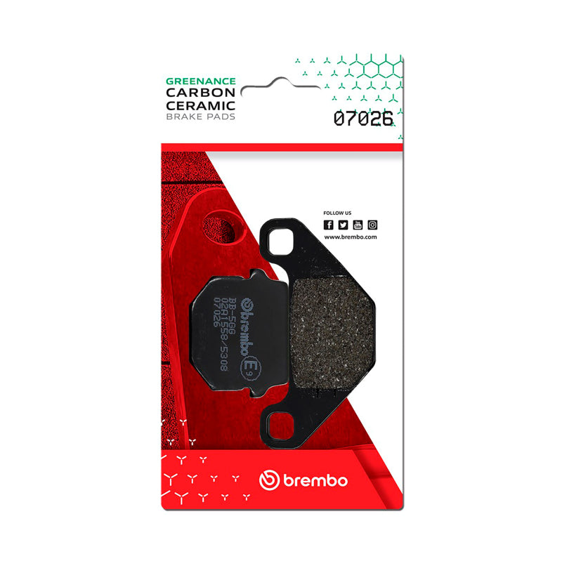 Brembo OE Peugeot Speedfight/Peugeot Squab/Peugeot Trekker Carbon Ceramic Brake Pad - Front 07026 07026 User 1