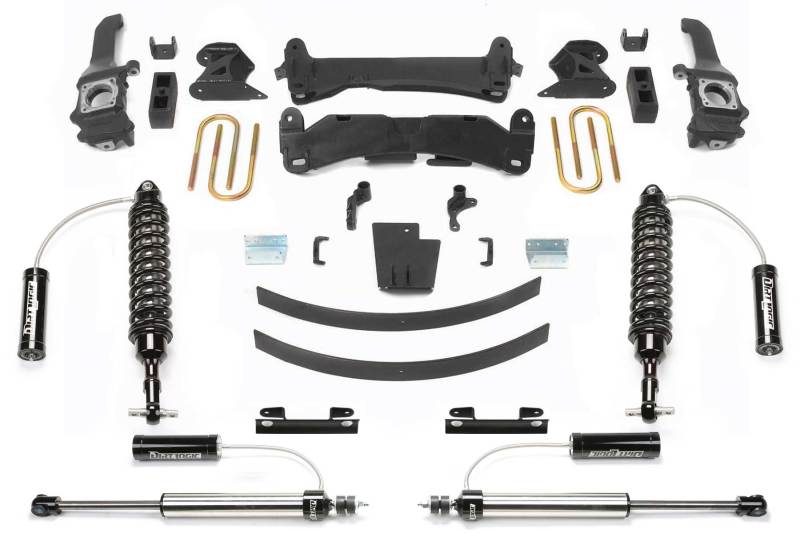 Fabtech 6" Performance System w/ Front Dirt  Logic 2.5 Resi Coilovers K7049DL Photo - Primary