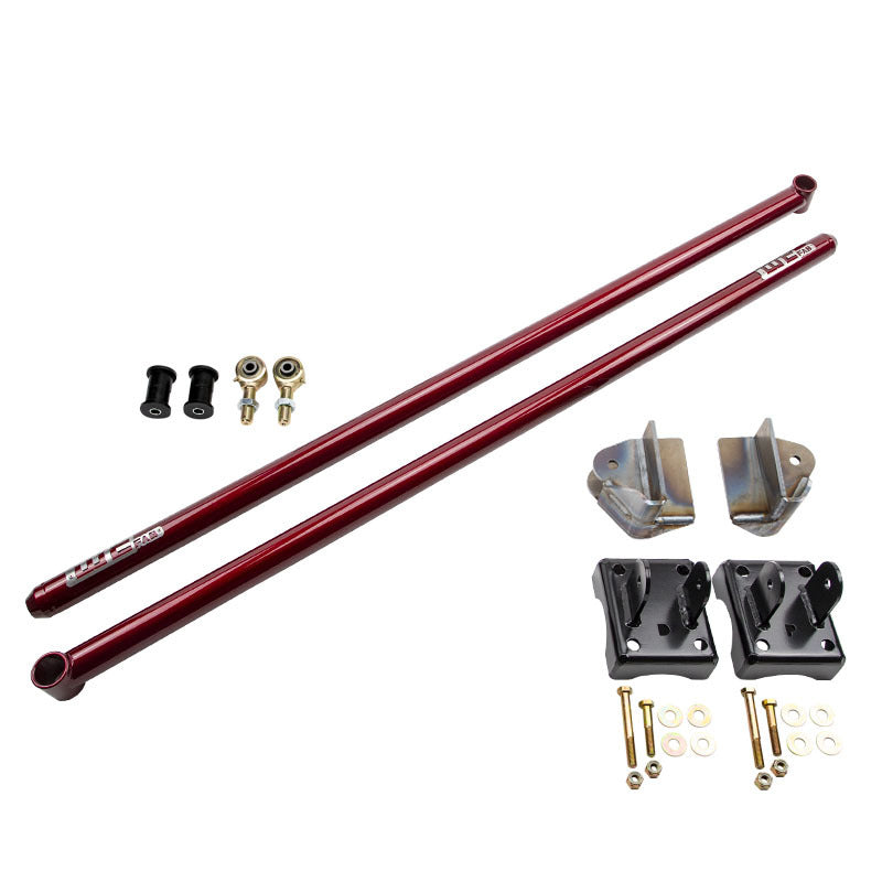 Wehrli 2011-2022 Ford Power Stroke RCLB/CCSB/SCSB 60in Traction Bar KIT WCFab Red WCF100388-RED