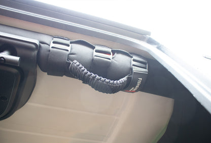 Fishbone Offroad Paracord Grab Handles w/Three Straps - Black FB55279 FB55279 Photo - lifestyle view