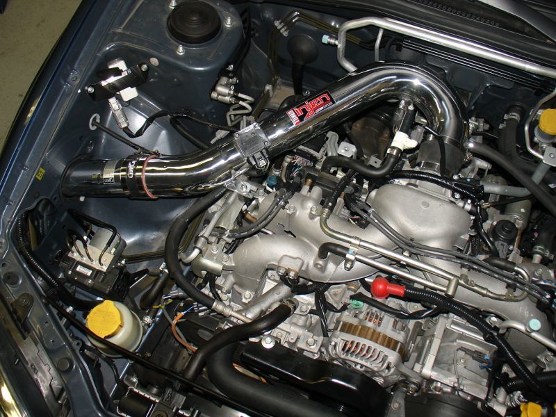 Injen 05-07 Subaru Impreza Rs 2.5L-4cyl Black Cold Air Intake SP1222BLK Photo - Mounted