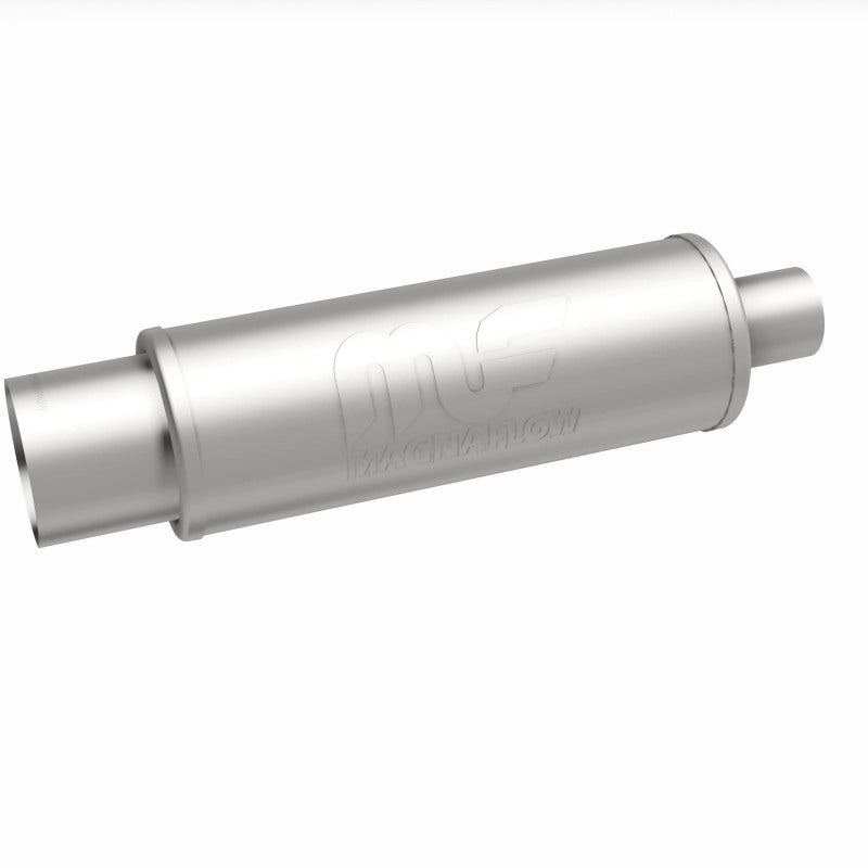 MagnaFlow 5" Round Center/Center Performance Muffler With Tip 14857 360 Degree Image Set