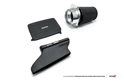 AMS Performance 14-18 Mercedes-Benz CLA 45 AMG 2.0T Alpha Intake System w/Carbon Fiber Duct & Lid ALP.19.08.0004-1 ALP.19.08.0004-1 Photo - Primary
