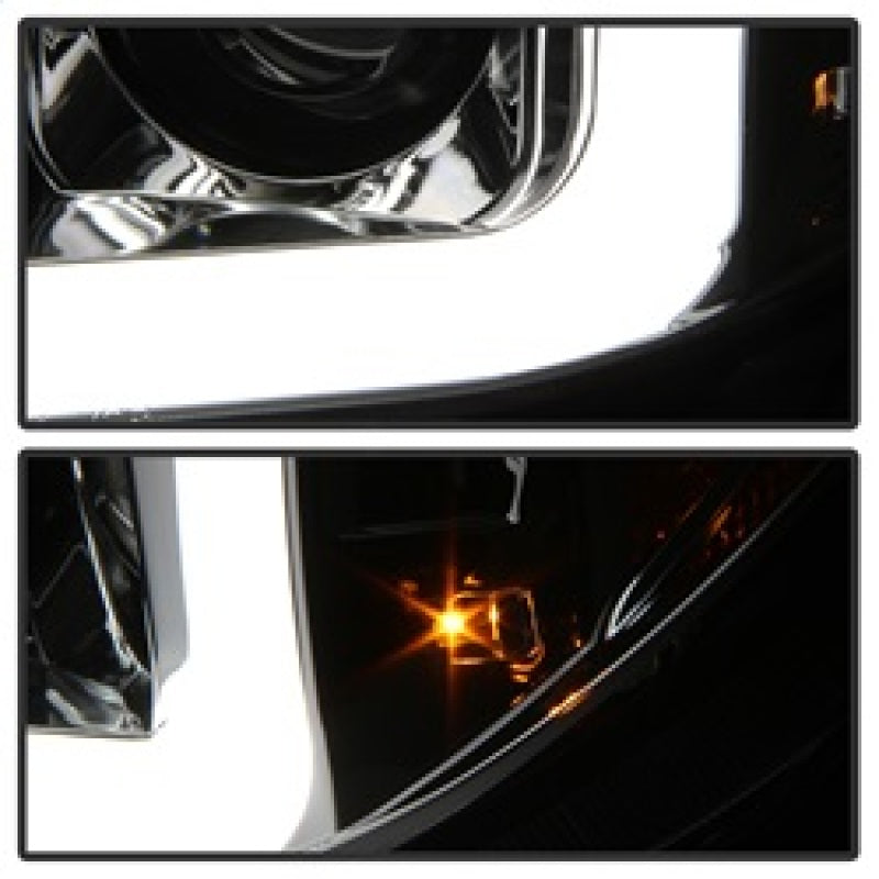 Spyder 07-13 Toyota Tundra V2 Light Bar DRL Projector Headlights - Chrome (PRO-YD-TTU07V2-LB-C) 5084651 5084651 Photo - Unmounted