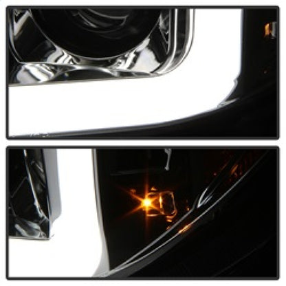 Spyder 07-13 Toyota Tundra V2 Light Bar DRL Projector Headlights - Chrome (PRO-YD-TTU07V2-LB-C) 5084651 5084651 Photo - Unmounted