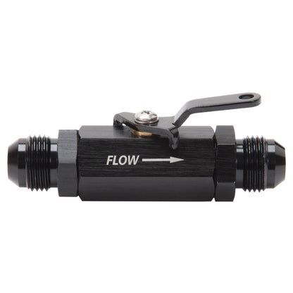 Russell Performance Shutoff Valve -8 AN Male Black Finish 650643 650643 Photo - Primary