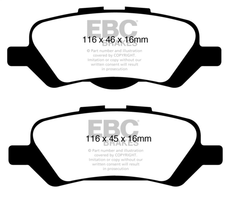 EBC Disc Brake Pad Set DP61852 Photo - Primary