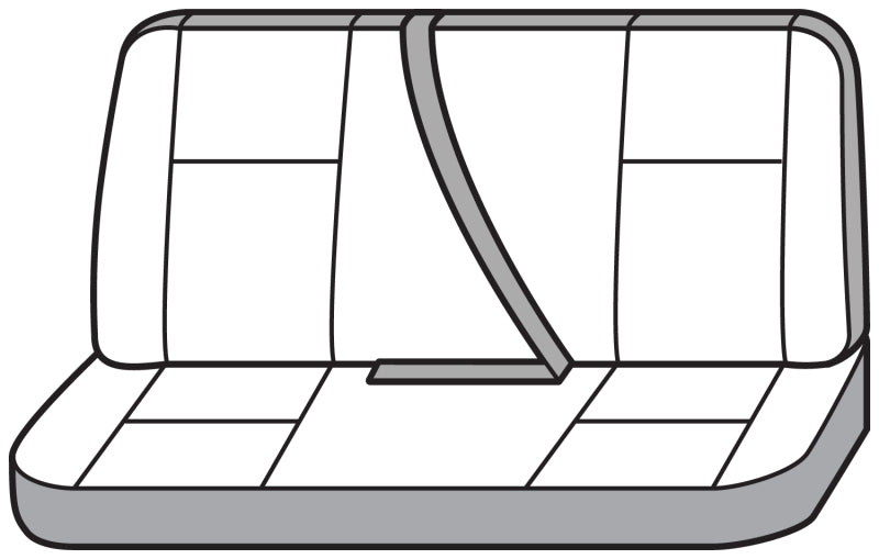 Covercraft 10-24 Chevrolet Express Polycotton SeatSaver Custom Second Row Seat Covers - Charcoal SS8527PCCH SS8527PCCH Photo - out of package