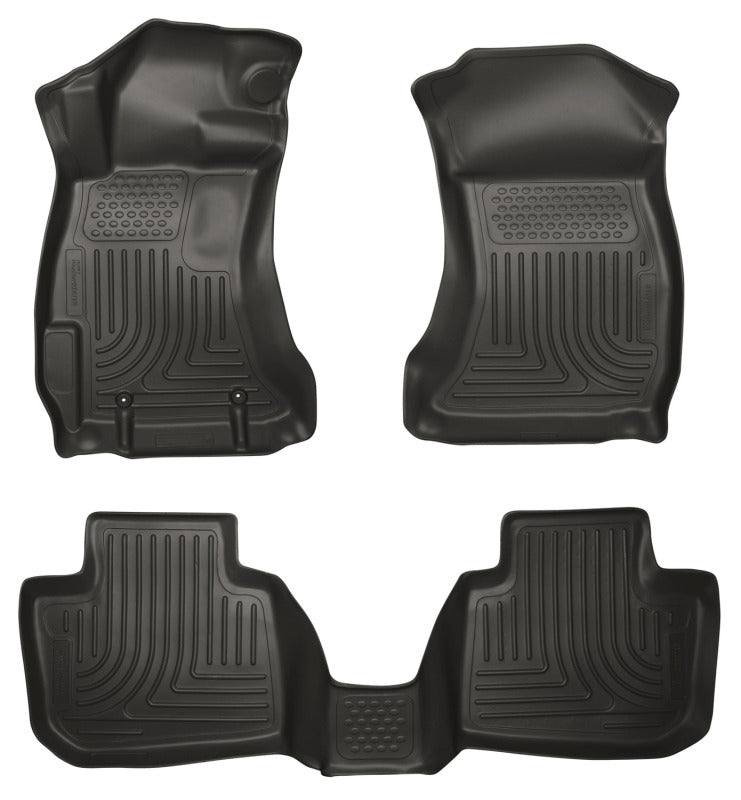 Husky Liners 10-12 Subaru Legacy/Outback WeatherBeater Combo Black Floor Liners 98841 Photo - Primary