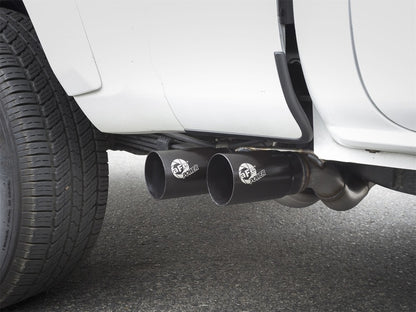 aFe  POWER Rebel Series Middle-Side Exit SS Cat-Back Exhaust System 49-46032-B Photo - Mounted
