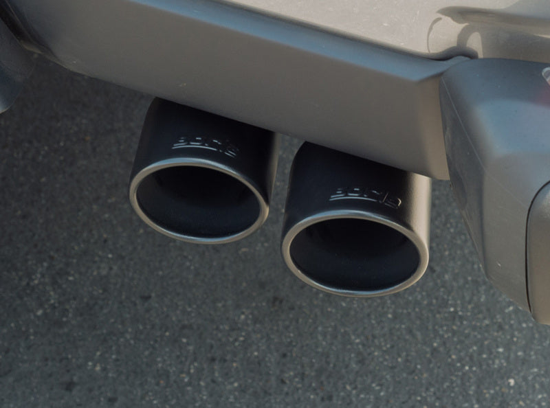 Borla 2020 Jeep Gladiator JT 3.6L V6 AT/MT AWD 2.75-2in ATAK Catback Ceramic Blk Tailpipe & Tips 140816CB 140816CB Photo - Close Up