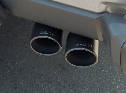 Borla 2020 Jeep Gladiator JT 3.6L V6 AT/MT AWD 2.75-2in ATAK Catback Ceramic Blk Tailpipe & Tips 140816CB 140816CB Photo - Close Up