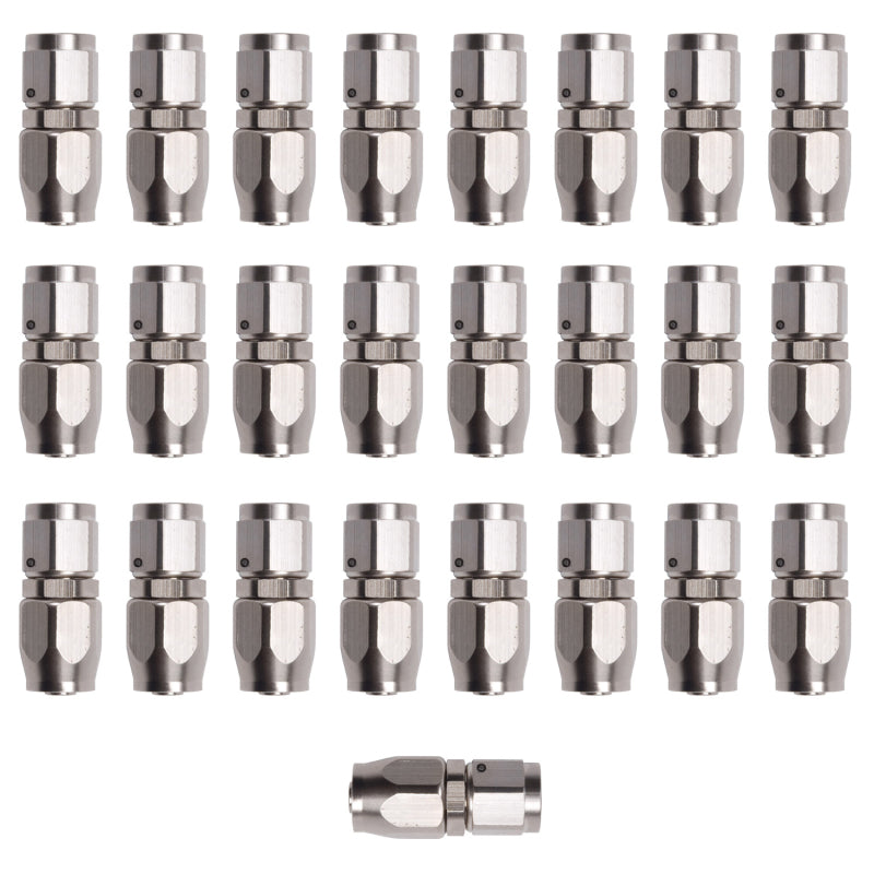 Russell Performance -4 AN Endura Straight Full Flow Hose End (25 pcs.) 610019 610019 Photo - Primary