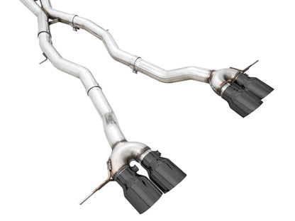 AWE Tuning AWE Track Edition Catback Exhaust for BMW G8X M3/M4 - Diamond Black Tips 3020-42482 3020-42482 Photo - out of package