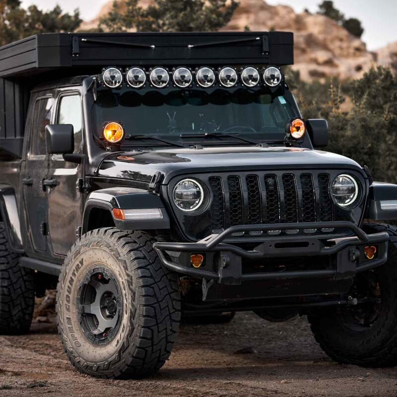 KC HiLiTES Gravity Titan LED 6in. - Single Light (Spot Beam) 91400 91400 Photo - lifestyle view