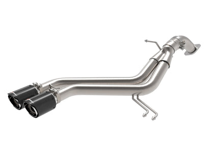 aFe Takeda 13-17 Hyundai Veloster L4-1.6L 2-1/2in 304 SS Axle-Back Exhaust w/ Carbon Fiber Tips 49-37019-C 49-37019-C Photo - Primary