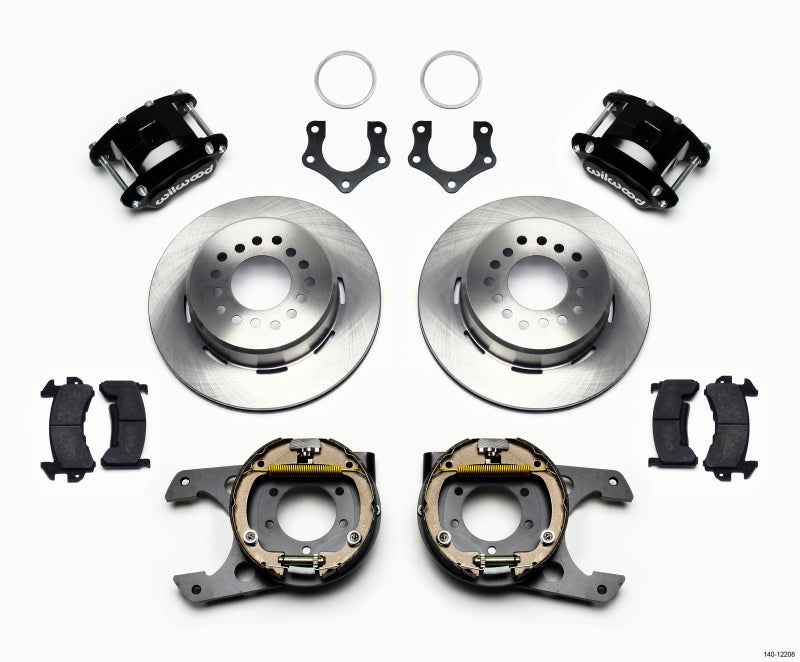 Wilwood D154 P/S Park Brake Kit, Mopar/Dana 2.50" Off, w/Snap Ring Brng 140-12208 Photo - Primary