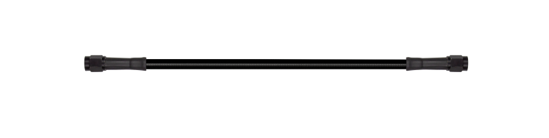 Goodridge 13in Universal Brake Line Assembly w/Black Zinc Fittings & Black Hose 30313TB-BK 30313TB-BK Photo - Primary