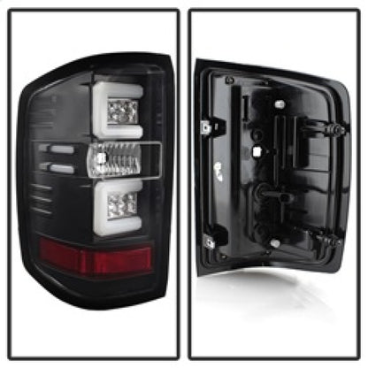 Spyder Chevy Silverado 2016-2017 Light Bar LED Tail Lights - Black ALT-YD-CS16-LED-BK 5083722 5083722 Photo - Unmounted