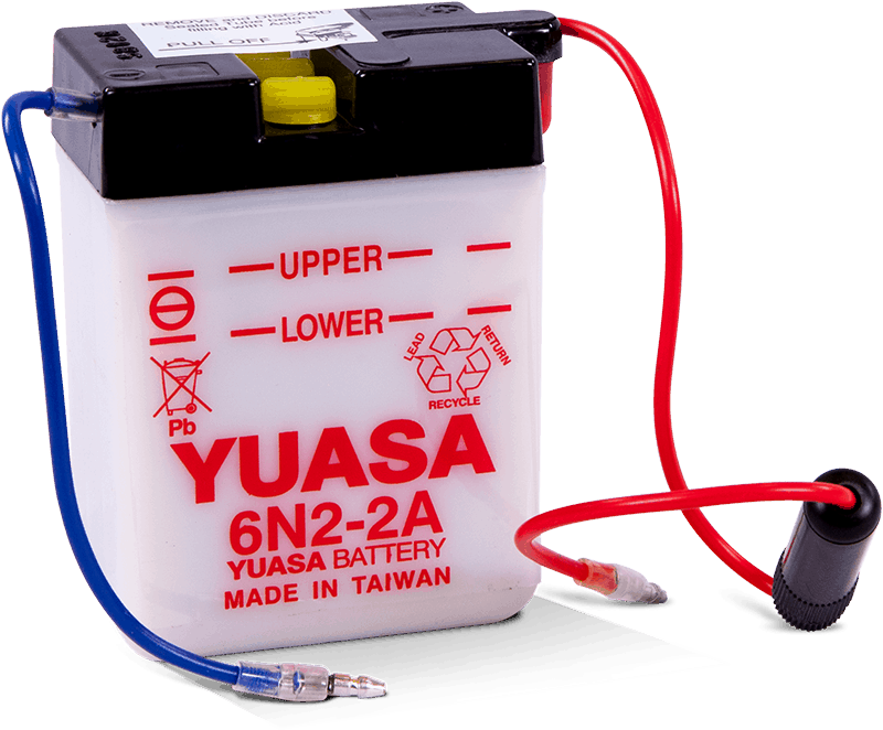 Yuasa Battery Yuasa 6N2-2A Conventional 6 Volt Battery YUAM2620A