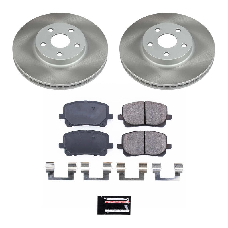 PowerStop Power Stop 03-08 Toyota Matrix Front Semi-Coated Rotor Kit SC2316 SC2316 Photo - Primary