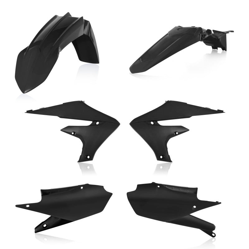Acerbis 18+ Yamaha YZ250F/ YZ450FX/WR450F/YZ250FX/WR250F/ YZ450F Plastic Kit - Black 2685910001 2685910001 Photo - Primary