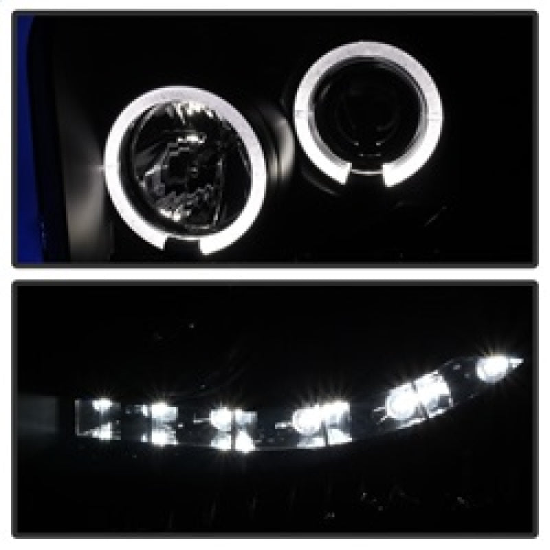 Spyder Ford F250/350 05-07 Projector Headlights LED Halo LED Blk Smke PRO-YD-FS05-HL-BSM 5078483 5078483 Photo - Unmounted