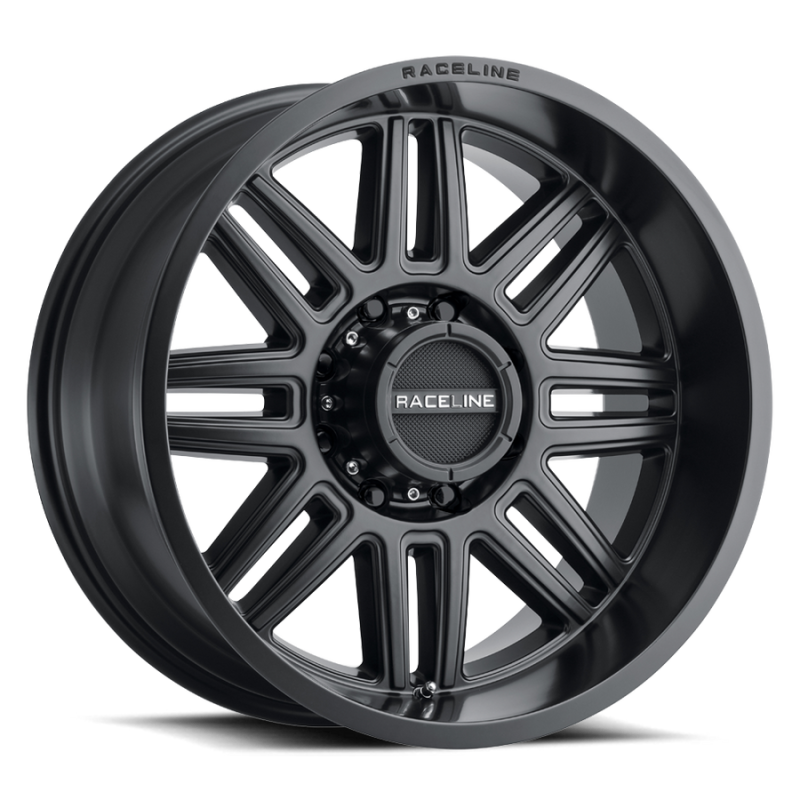 Raceline 948B Split 18x9in / 8x165.1 BP / 18mm Offset / 125.2mm Bore - Satin Black Wheel 948B-89080+18 948B-89080+18 Photo - Primary