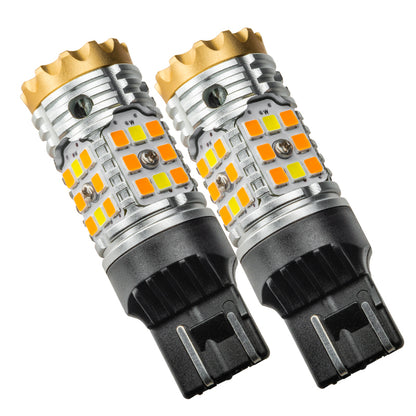 ORACLE Lighting Oracle 7443-CK LED Switchback High Output Can-Bus LED Bulbs - Amber/White Switchback 5111-023 5111-023 Photo - Primary