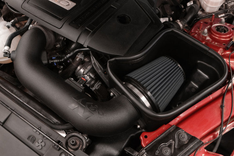 K&N Engineering K&N 18-23 Ford Mustang GT 5.0L V8 F/I Dryflow Performance Air Intake System 30-2605 30-2605 Photo - Mounted