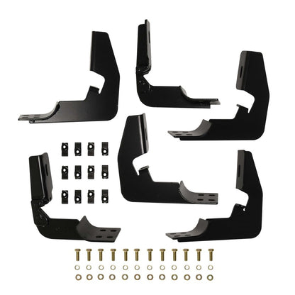 Westin 2014-2018 Chevy Silverado 1500 Dbl/Crew Cab Premier Oval Nerf Step Bar Mount Kit - Black 22-2015 22-2015 Photo - Primary