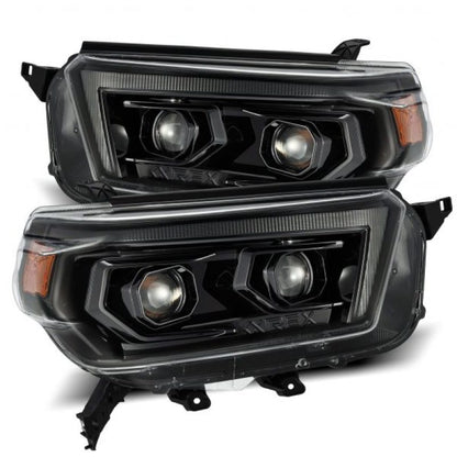 AlphaRex 10-13 Toyota 4Runner PRO-Series Proj Headlights Plank Style Alpha Blk w/Seq Signal/DRL 880754 880754 User 1
