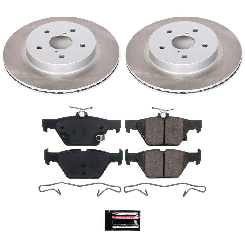 PowerStop Power Stop 16-20 Subaru WRX Rear Semi-Coated Rotor Kit SC7039 SC7039 Photo - Primary