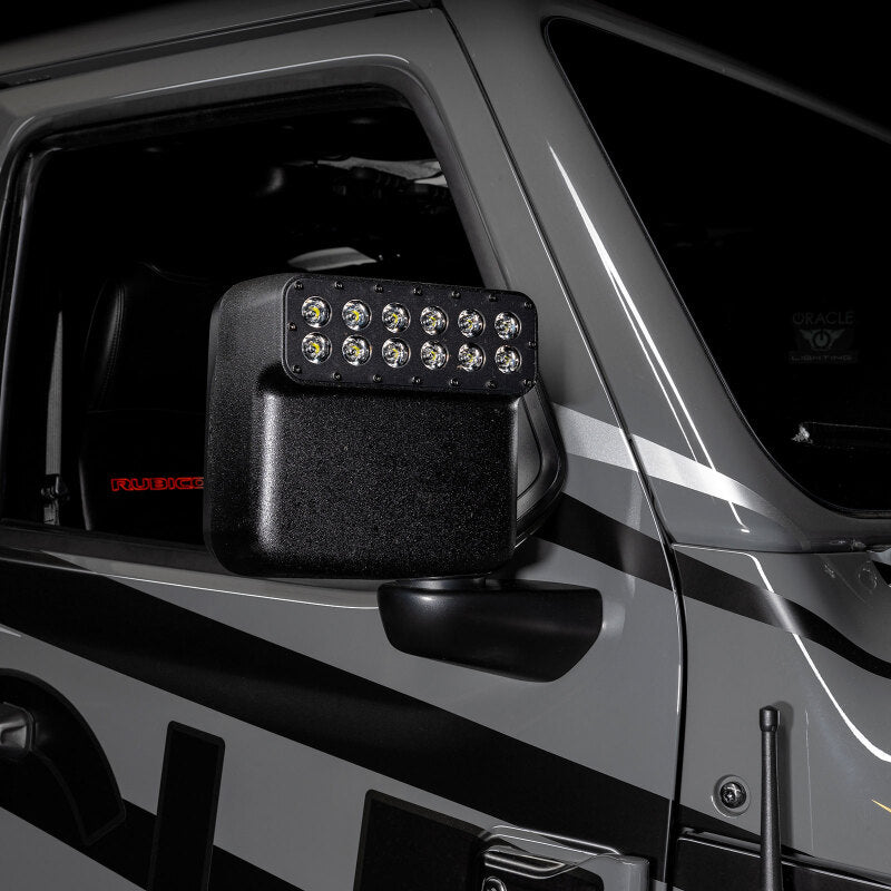 ORACLE Lighting Oracle Magnetic Light bar Cover for LED Side Mirrors (Pair) For: 5855-504/5894-001/5914-504/5908-001 5916-504 5916-504 Photo - lifestyle view