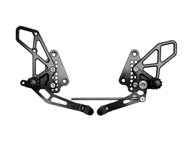 Vortex Racing Rearset Blk - Gsxr1300R 99-13 RS532K RS532K Photo - Primary