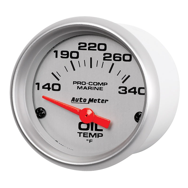 Autometer 2-1/16" Oil Temperature, 140-300 °F, Air-Core, Marine Silver 200764-33 User 2