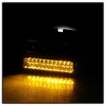 SPYDER Xtune 92-94 Blazer Full Size Corner/LED Bumper Headlights Chrome HD-JH-CCK88-LED-AM-C-SET 5069559 5069559 Photo - Unmounted