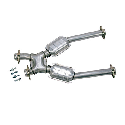 BBK Performance 96-04 Ford MustangG 2.5 Short X-Pipe W/Converters 1638 Photo - Primary