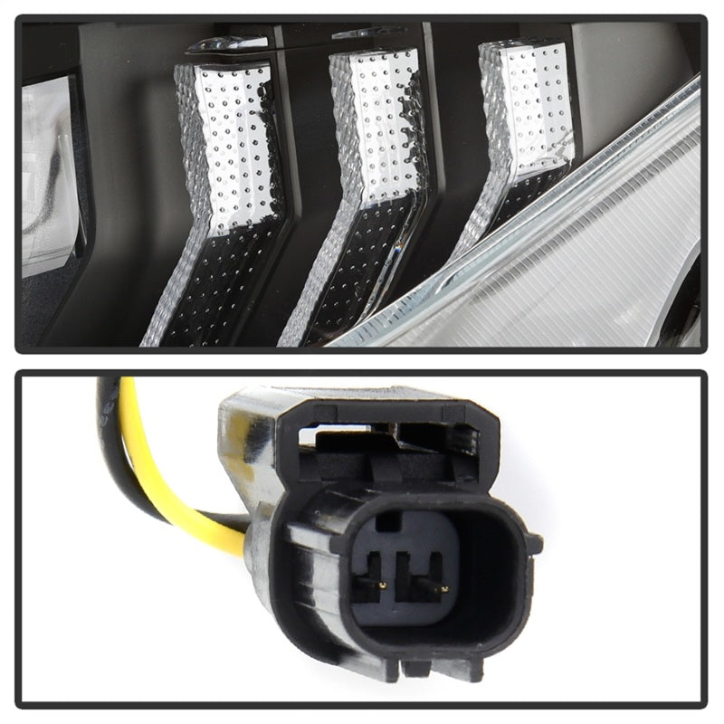 Spyder Honda Civic 16-18 2DR/4DR/Hatchback Headlight Black PRO-YD-HC16PL-SEQ-BK 5087539 5087539 Photo - Unmounted