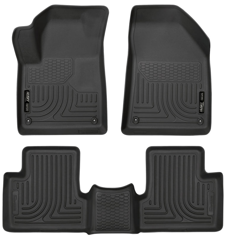 Husky Liners 2015 Jeep Cherokee WeatherBeater Combo Black Floor Liners (3pc) 99091 Photo - Primary