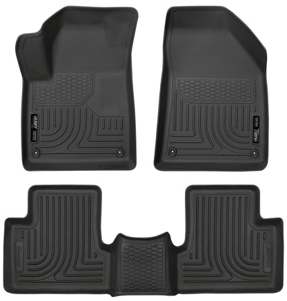 Husky Liners 2015 Jeep Cherokee WeatherBeater Combo Black Floor Liners (3pc) 99091 Photo - Primary