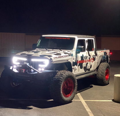 ORACLE Lighting Oracle VECTOR Series Full LED Grille - Jeep Wrangler JL/JT - NA 5837-PRO 5837-PRO Photo - lifestyle view
