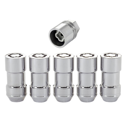 McGard Wheel Lock Nut Set - 5pk. (Cone Seat) M14X1.5 / 22mm Hex / 1.965in. Length - Chrome 24510 24510 Photo - out of package