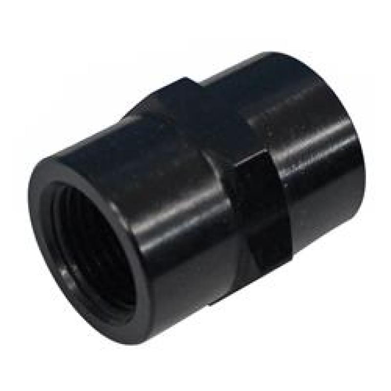Fragola 1/8 FPT Coupler - Black 491001-BL 491001-BL Photo - Primary