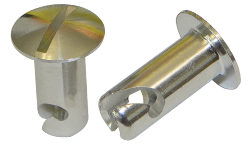 Moroso Quick Fastener - Oval Head - 5/16in x .550in - Aluminum - 10 Pack 71332 71332 Photo - Primary