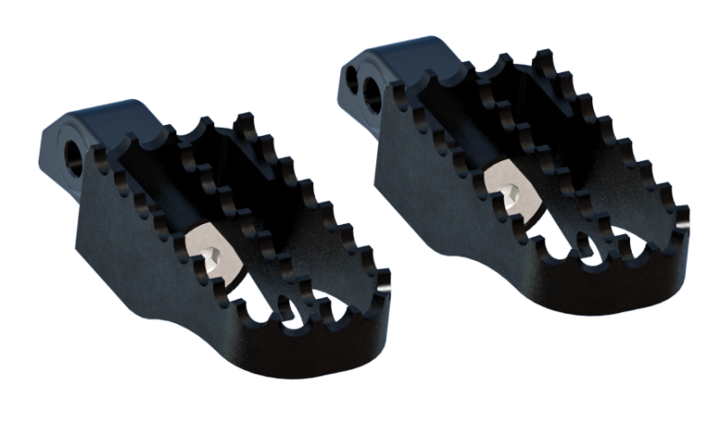 Burly Brand Pegs Passenger MX Black B13-1201B B13-1201B User 1