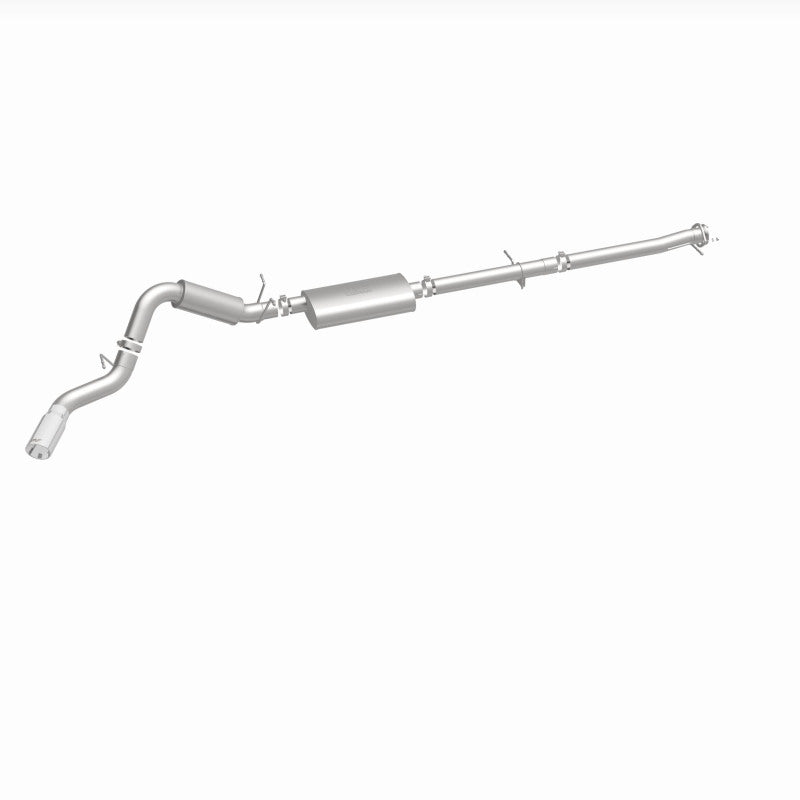 Magnaflow 2022+ GM 2500/3500HD 6.6L Gas Single Passenger Side Rear Exit Cat-Back Exhaust 19524 19524 360 Degree Image Set