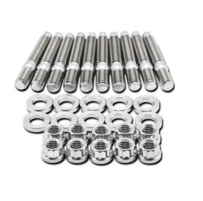 BLOX Racing SUS303 Stainless Steel Exhaust Manifold Stud Kit M8 x 1.25mm 45mm in Length - 9-piece BXFL-00307-9 BXFL-00307-9 User 1